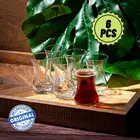 Набор из 6 очков с тонкой талией, искусственные очки высокого качества-Презентация на 5 часов-для шести человек-каждое стекло 135 куб. См