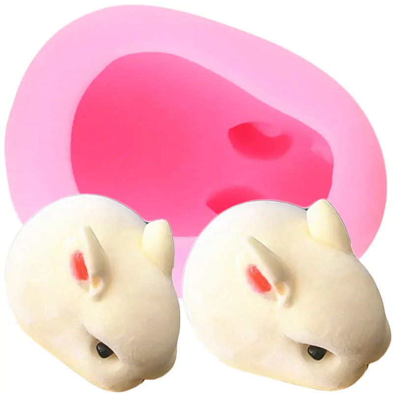 

3D Силиконовая форма в виде кролика Пасхальный кролик инструменты для украшения тортов из мастики конфеты смолы глины формы для шоколадной ...