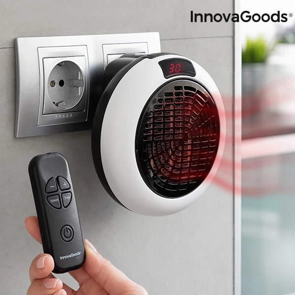 InnovaGoods мини Керамика нагреватель с пультом дистанционного управления Управление 600W