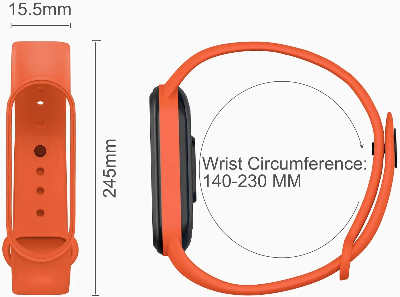 Replacement strap Xiaomi Mi Band 7,6,5,4,3 Silicone Watch Bracelets colors Soft Breathable Sweat Resistant
