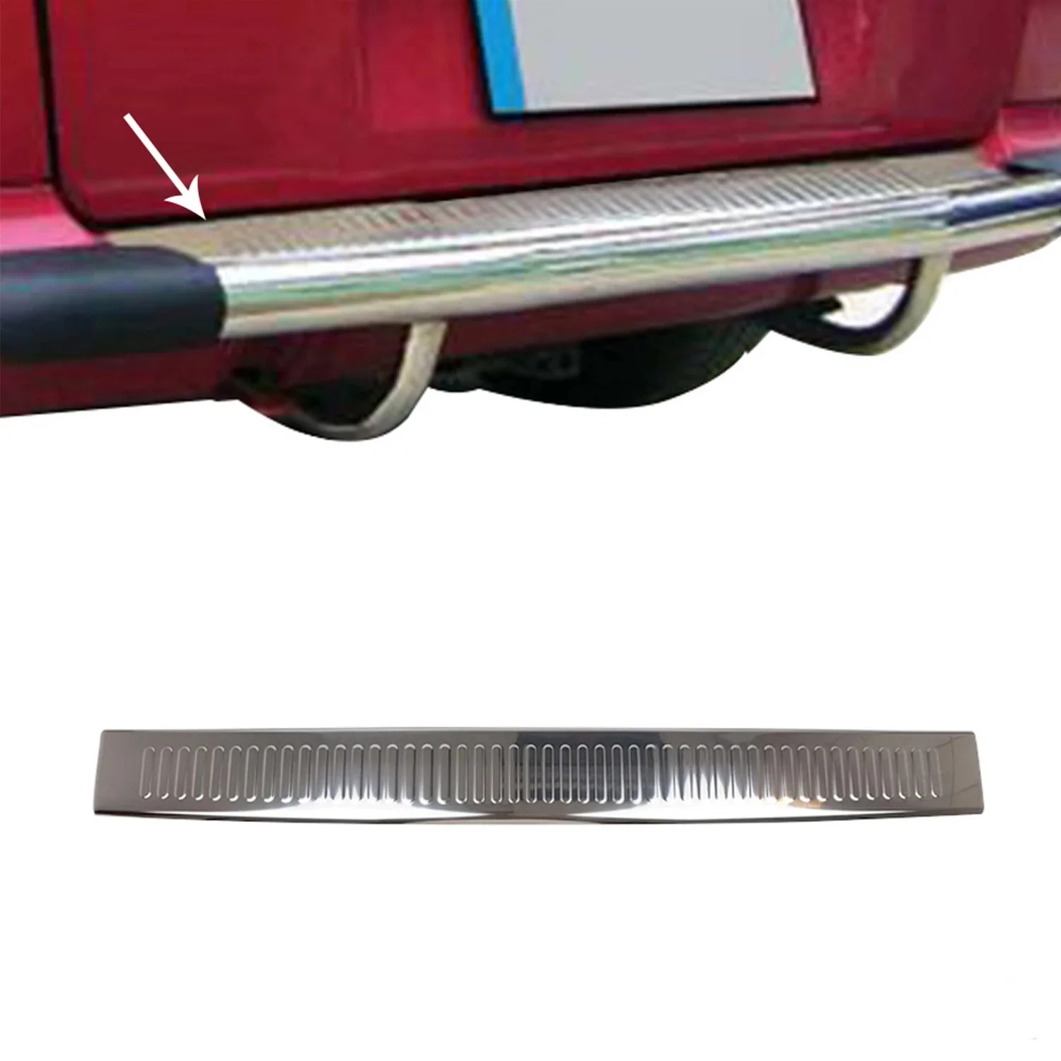 

Mercedes Vito W638 Chrome Rear Bumper Sill Stainless Steel (1996-2003)