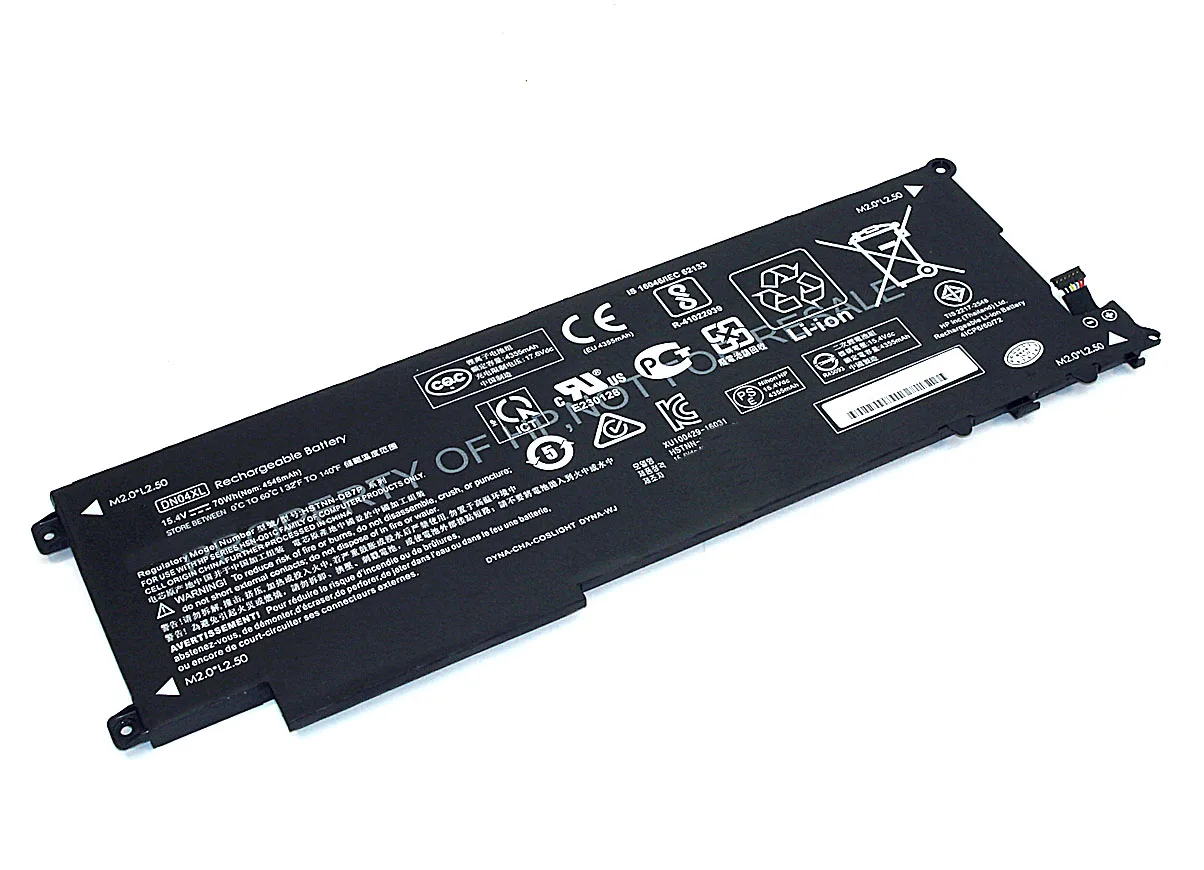 Аккумуляторная батарея для ноутбука HP Zbook x2 G4 (DN04XL) 15.4V 70Wh | Компьютеры и офис