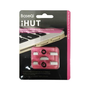 Алюминиевая USB-интерфейсная заглушка BaseQi, полностью Скрытая Пыленепроницаемая заглушка для MacBook Pro Retina 1315 дюйма