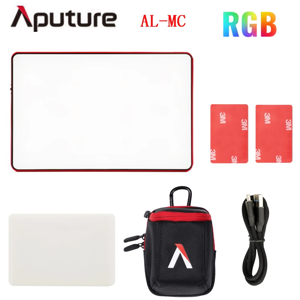 Aputure AL светильник MC RGB On Camera Mini Pocket Video TLCI CRI 95 + 3200 5600K регулируемое плавное