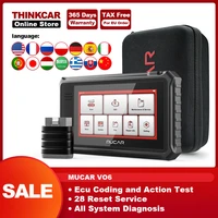 mucar vo6 obd2 scanner diagnostic tools full system all software ecu coding 28 resets lifetime free update auto scanner pk mk808