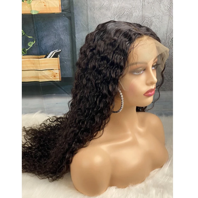 

Soft Loose Curly Lace Front Wigs Heat Resistant Fiber Hair Synthetic Wigs Smooth Curly Synthetic Lace Front Wig Daily Wig