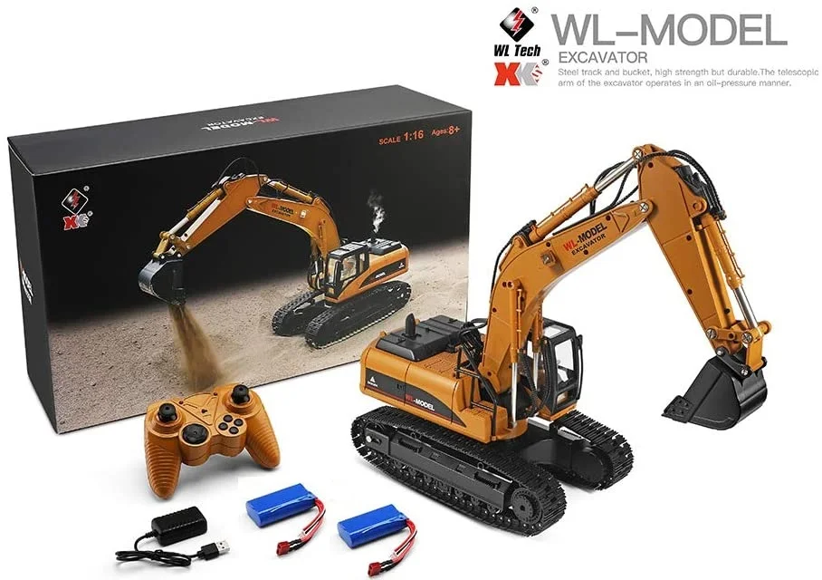 MODELTRONIC экскаватор Профессиональный с металлическими цепями WL-MODEL 16800 2 4 ГГц 23