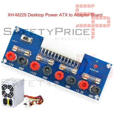 Модуль XH-M229 адаптер ATX 24PIN GN настольный блок питания к адаптерной плате |