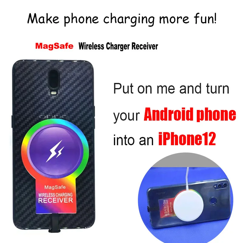 5v 2a magnetic qi fast wireless charging receiver qi receiver wireless charger receiver for type c android phone free global shipping
