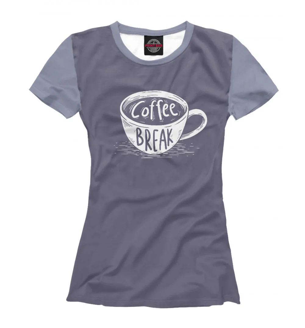 Женская футболка Coffee break|Футболки| |