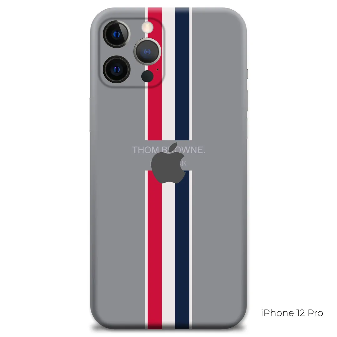 Чехол наклейка SKINZ THOM BROWNE Винил для iPhone 12 Pro  Мобильные телефоны и | Бамперы -1005003295084843