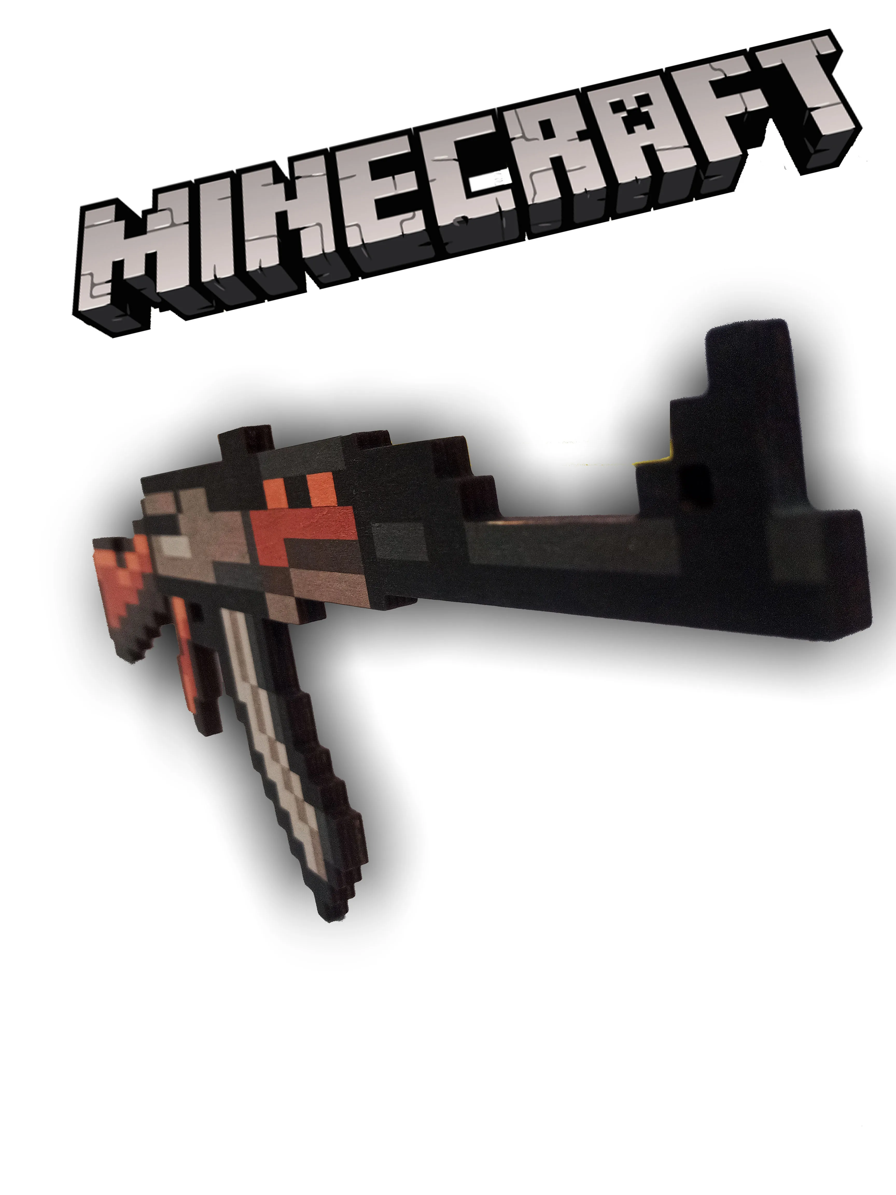 Automatic AK-47 Minecraft 33 cm wood 6mm | Toy Guns