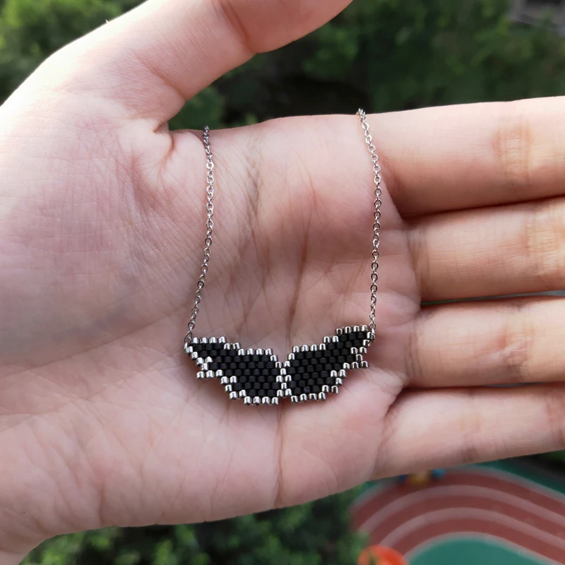 Женское Ожерелье с крыльями ангела FAIRYWOO Miyuki готические ювелирные изделия ручной