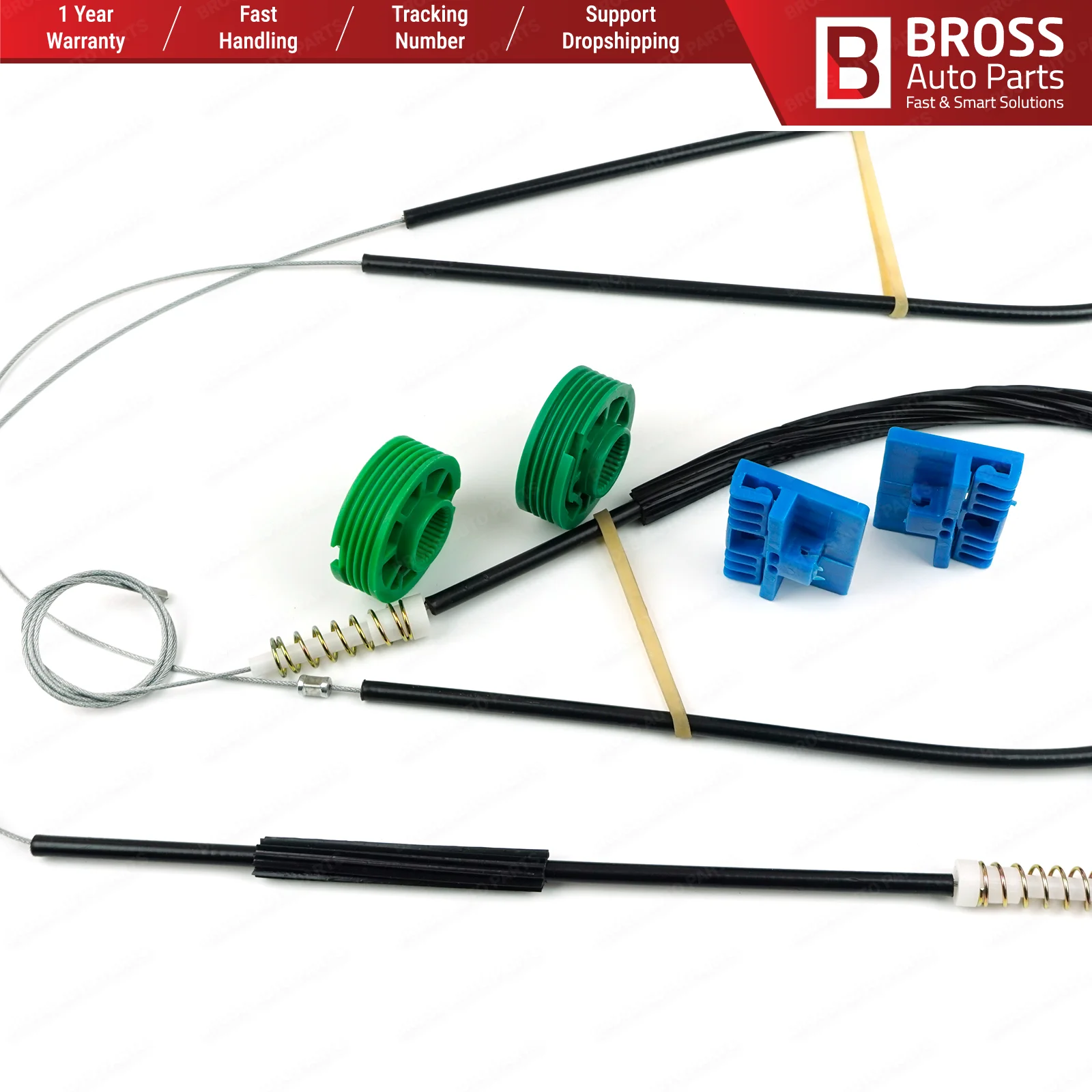 Запчасти для автомобилей Bross BWR324 электрический стеклоподъемник комплект ремонта