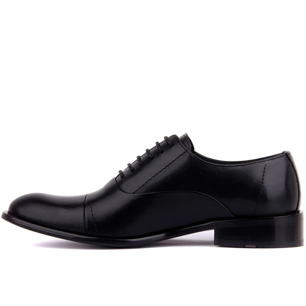 Fosco-черная кожаная неолитная Мужская Классическая обувь | Обувь