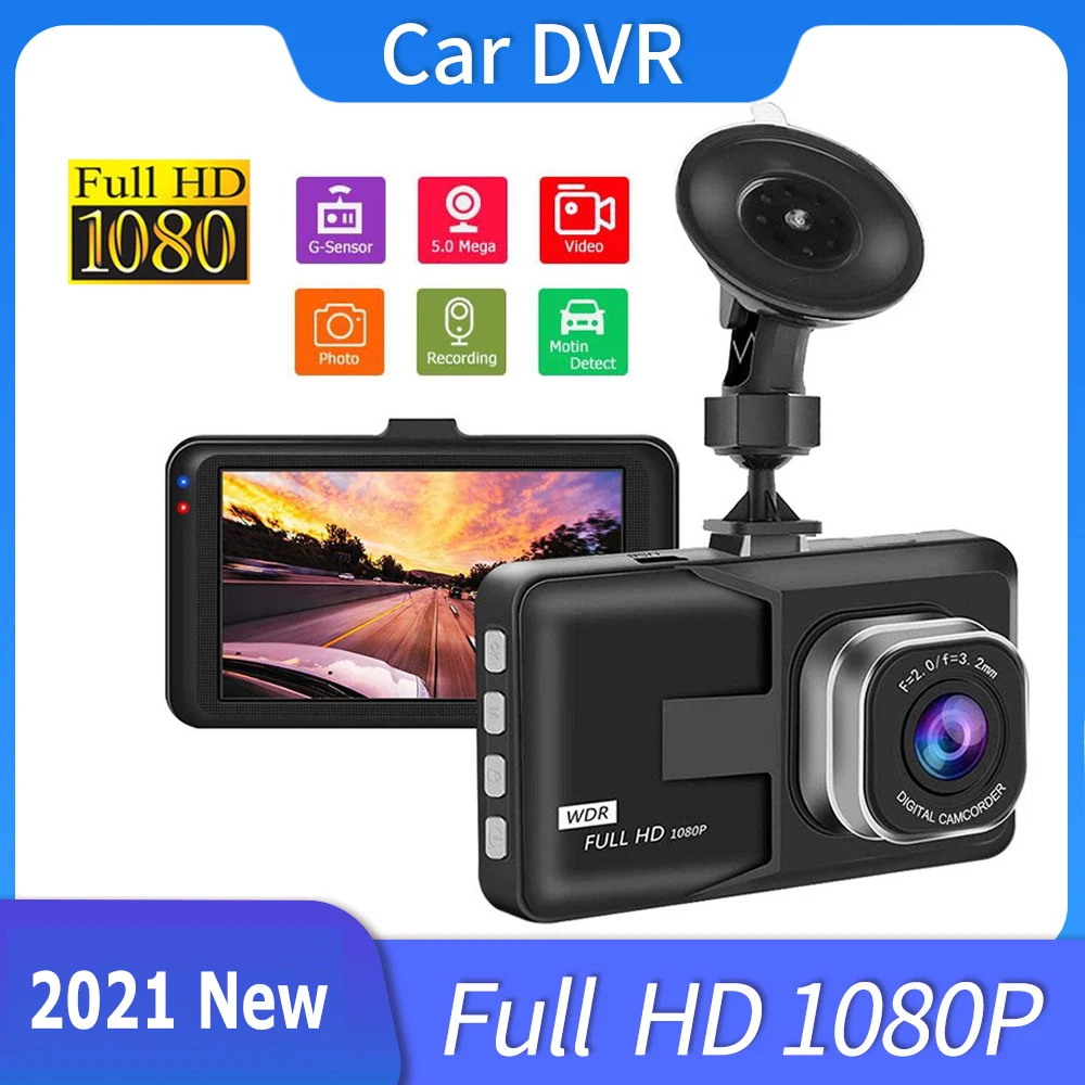  Автомобильный видеорегистратор Full HD видеорегистратор видео регистратор 3 "циклическая запись ночного видения видеорегистратор s виде…