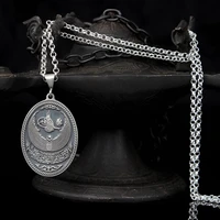925 sterling silver men ottoman coat of arms pendant handmade turkish necklace vintage ottoman pendant made in turkey
