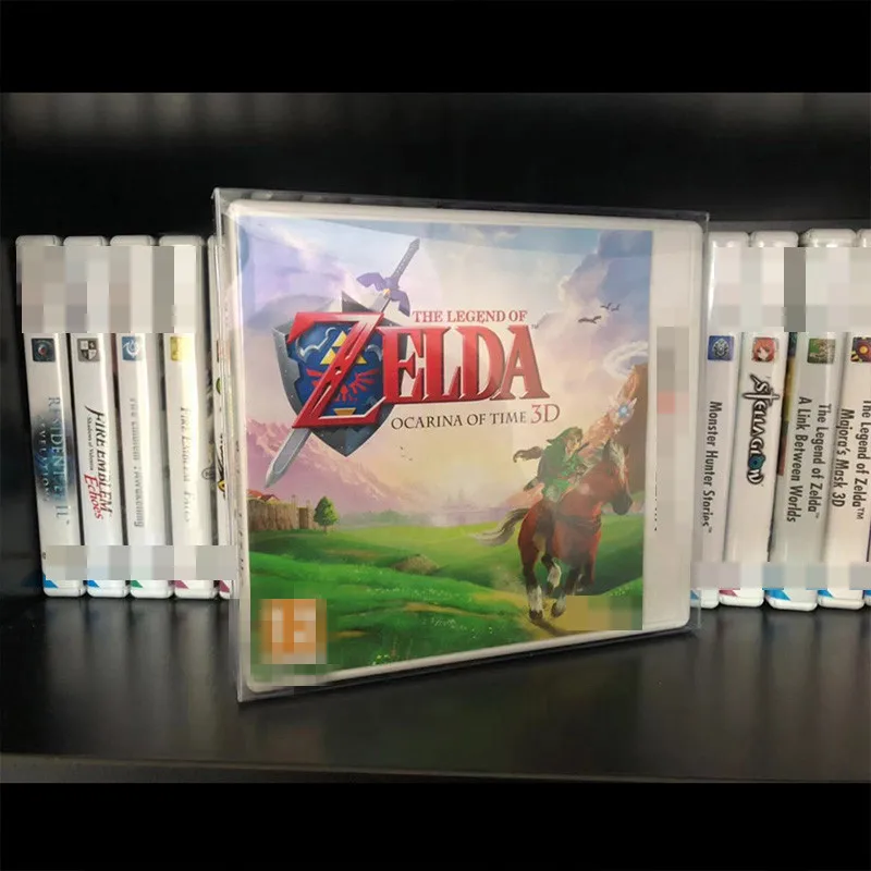 Защитная крышка коробки для 3DS 2DS (XL) NDS NTSC игр изготовленные на заказ прозрачные