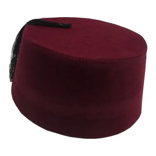 Красная фетровая шляпа FEZ Tommy Cooper турецкие Фес черные кисточки унисекс необычная