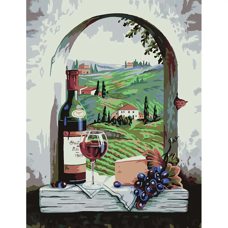 Картина по номерам Тосканский Вид 30 х 40 см - купить выгодной цене |