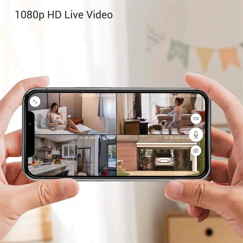 Цена IP-камера Zmodo HD 1080P для системы видеонаблюдения, Wi-Fi