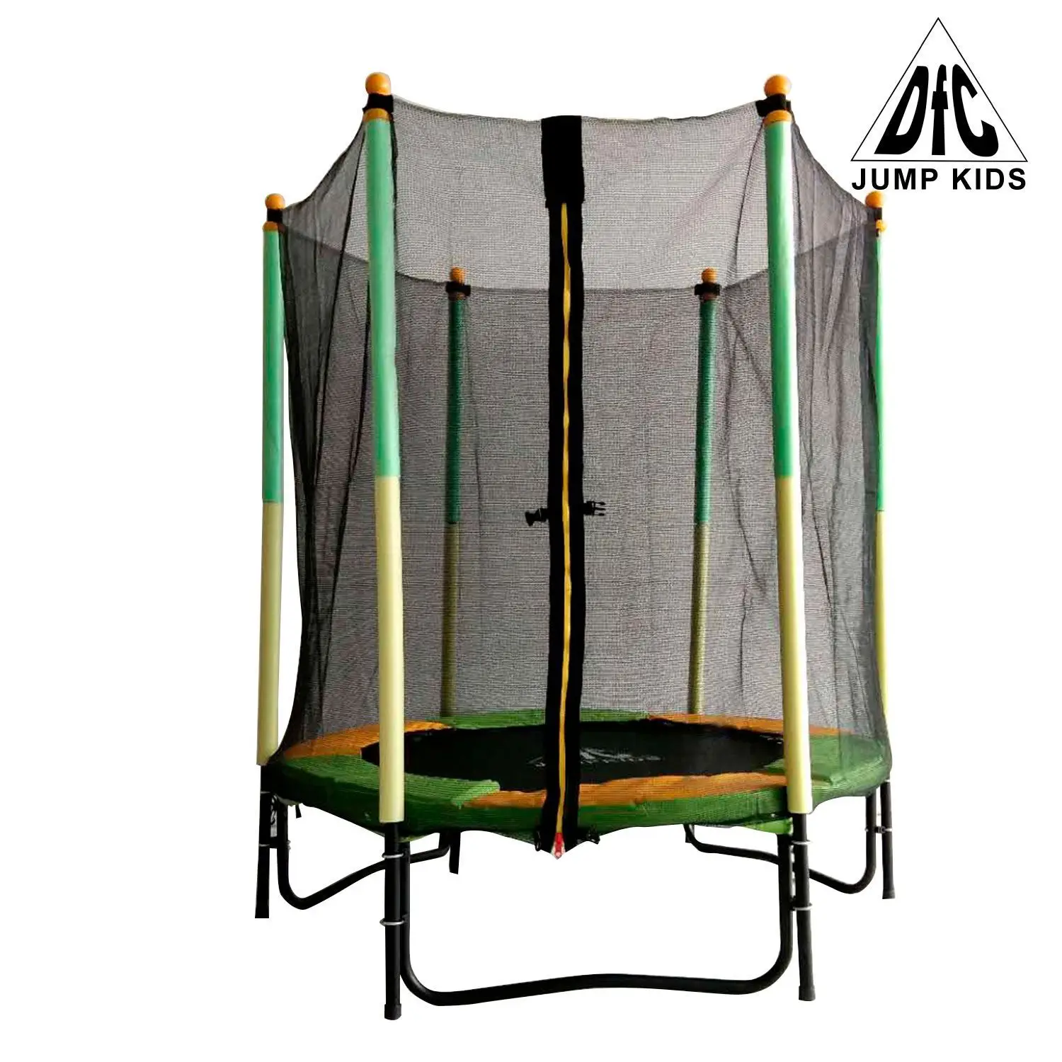 Батут DFC JUMP KIDS 55&quot зел/желт сетка (137см) | Спорт и развлечения