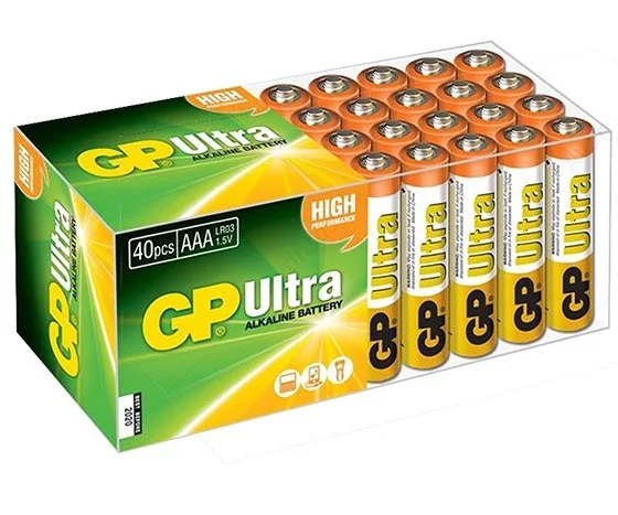 

GP 24AU R03 ULTRA ALKALINE AAA FINE PEN 40 PACK PRICE 457934622