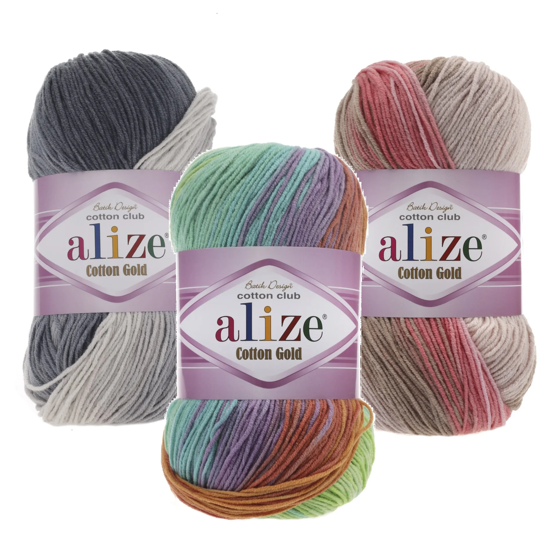 

Alize Cotton Gold BATIK Yarn 100gr-330mt %55 Cotton Soft Baby Blanket Cardigan Sweater Shawl Blouse Home Textile Amigurumi