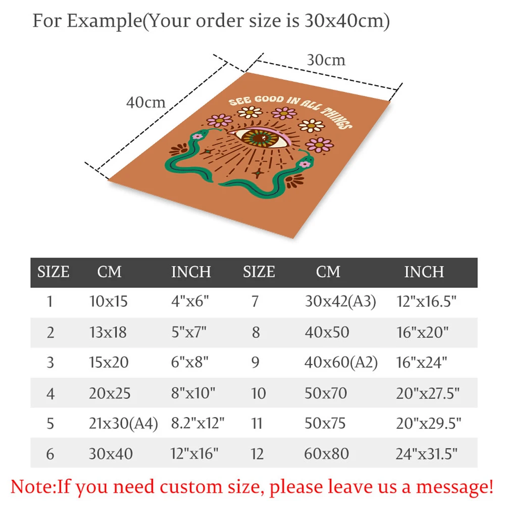 Картина на холсте See Good in All Things плакат и печать абстрактный цветок винтажная