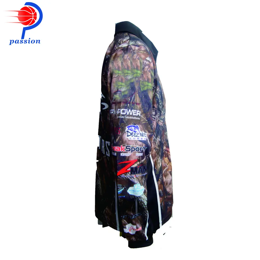 Популярные сублимированные камуфляжные Джерси для рыбалки|Поло тренировок и