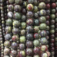 natural dragon blood stone round beads loose bead mixed for needlework for jewelry making diy bracelet perples charm bricolage