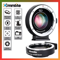 commlite cm aef mft af exif 0 71x reduce speed booster lens adapter ring for canon ef lens to micro four thirds m43 cameras