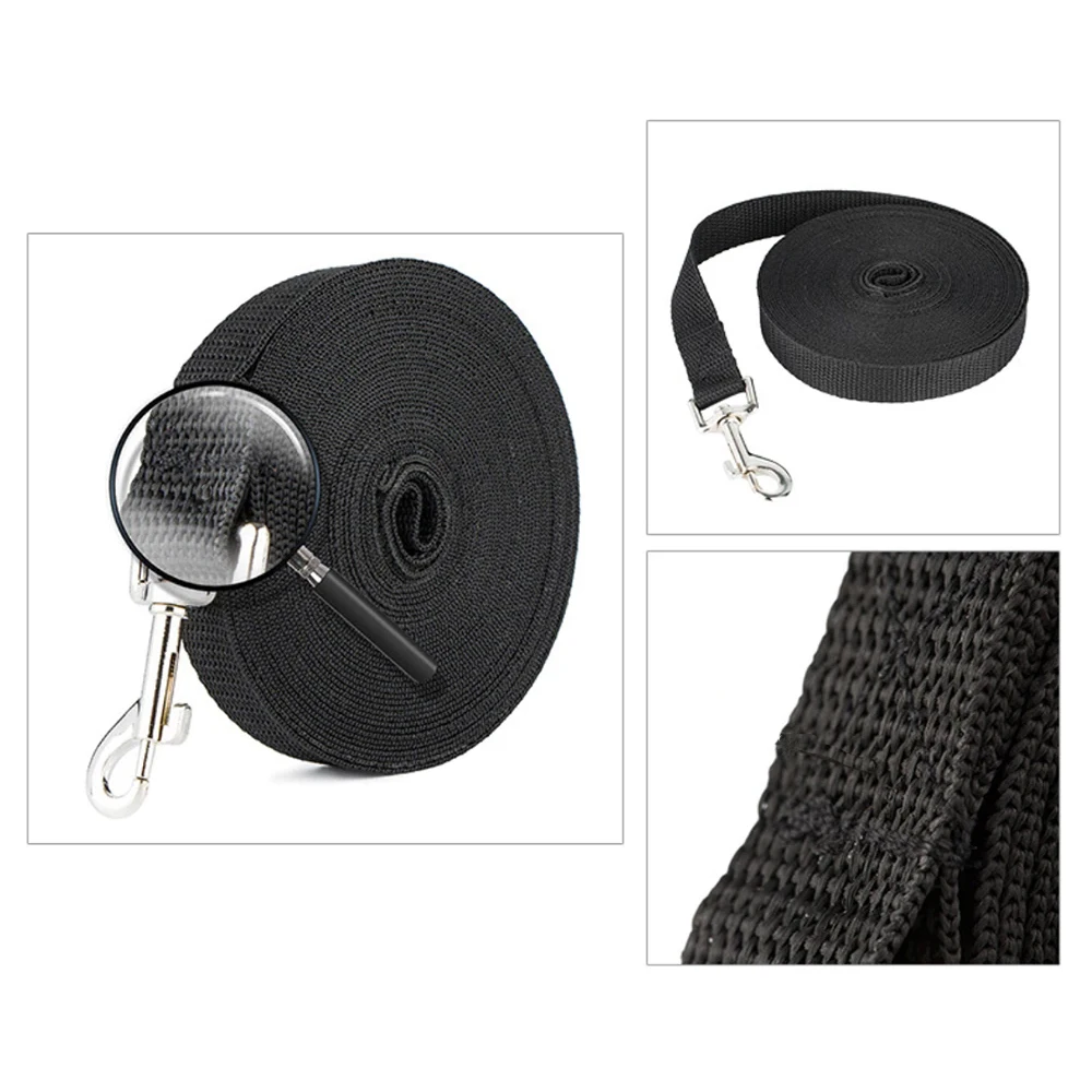 Поводок для домашних животных прошитый ширина 20 мм. до 50 кг. вращающийся карабин