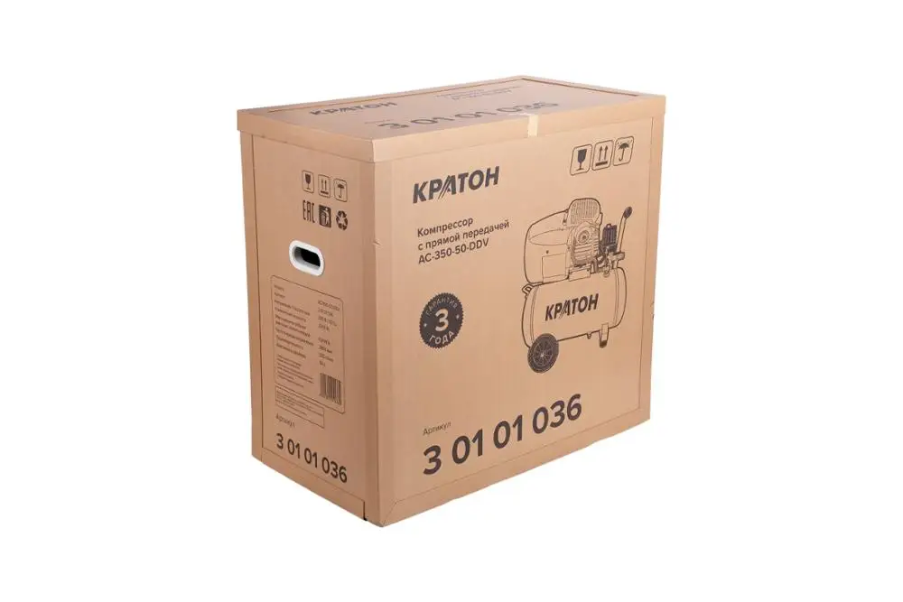 Компрессор с прямой передачей Кратон AC 350 50 DDV|kraton|compressor 220compressor |