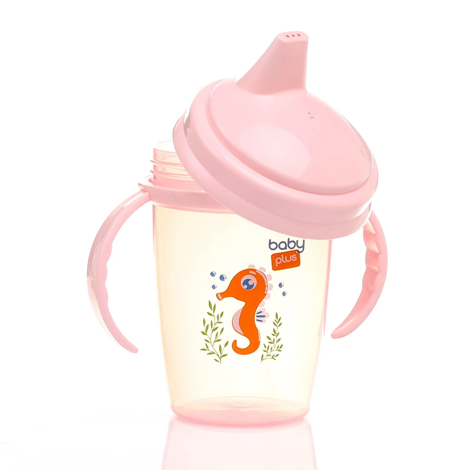 Ebebek baby & plus непроливаемые PP очки 230 мл розовый|Чашки| |