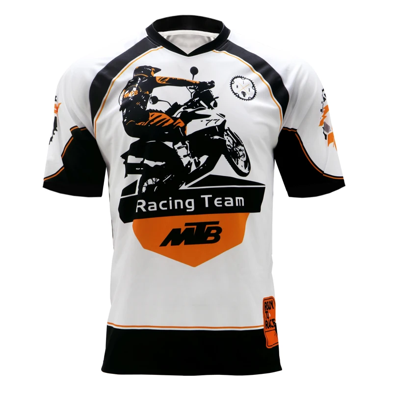 Футболка с коротким рукавом для мотокросса Джерси Cross max горные рубашки DH MX AM MTB