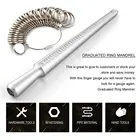 Набор Колец GENBOLI из металлического кольца, измерительное кольцо с кольцом, оправка, измерительное кольцо, набор ювелирных изделий A30