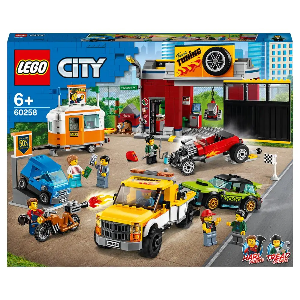 Конструктор LEGO City Nitro Wheels 60258 Тюнинг-мастерская