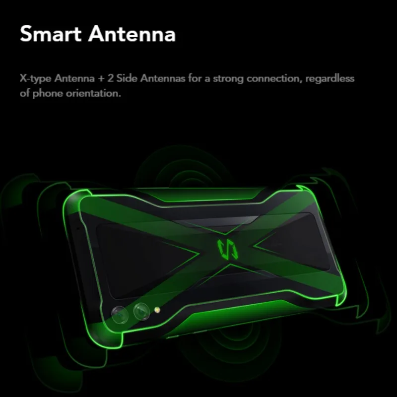 Европейский Xiaomi Black Shark 2 256GB Rom 12GB Ram Shadow Игровой телефон (абсолютно