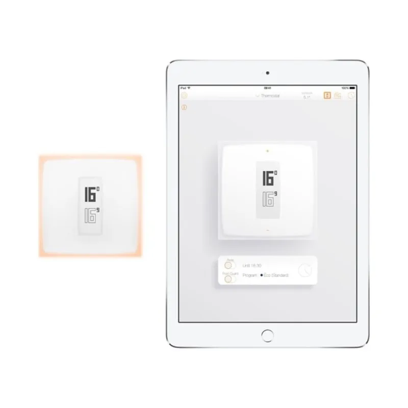 Умный термостат Netatmo совместимый с iOS Wi-Fi энергосберегающий Домашний набор деталь