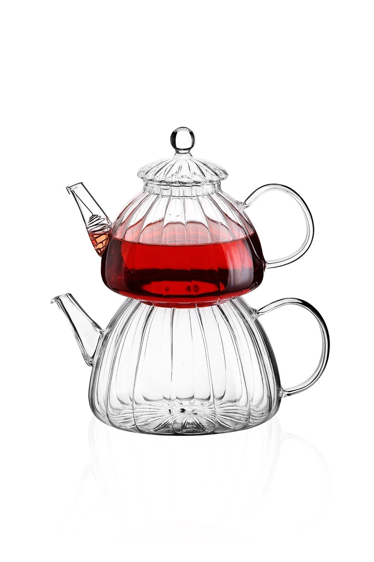 Термостойкий стеклянный чайник набор кухонной утвари Сделано в Турции