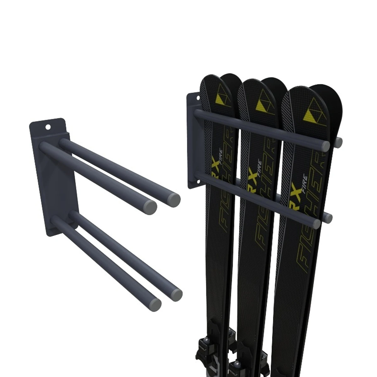 Крепление для лыж кронштейн настенная вешалка VGL-3 хранения 3-х пар горных |