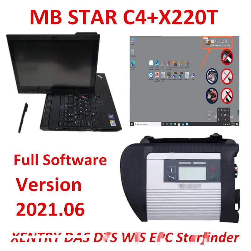 Новейшее 2021 06 программное обеспечение Xentry Dt-s Doip VCI C6 mb star C5 C4 toughbook cf19 i5 laptop x220t I5 FZ -G1