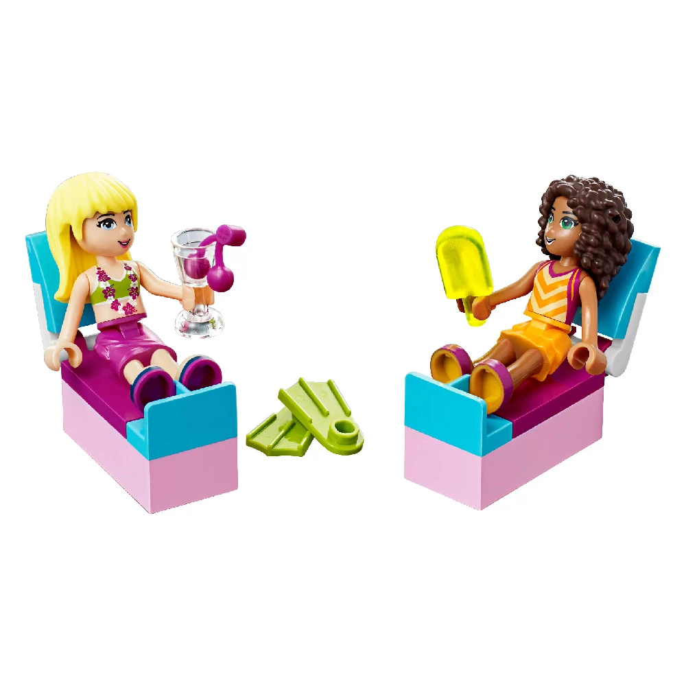Конструктор LEGO Friends (Френдс) 10747 День на пляже с Андреа и Стефани 4+ | Игрушки хобби