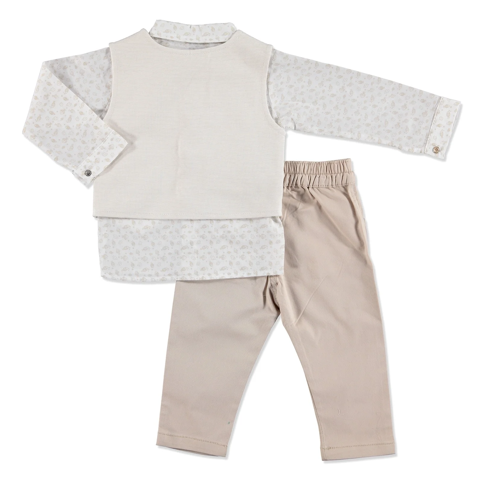 Ebebek HelloBaby/комплект летней одежды для малышей: Лучшая рубашка с моряком + штаны