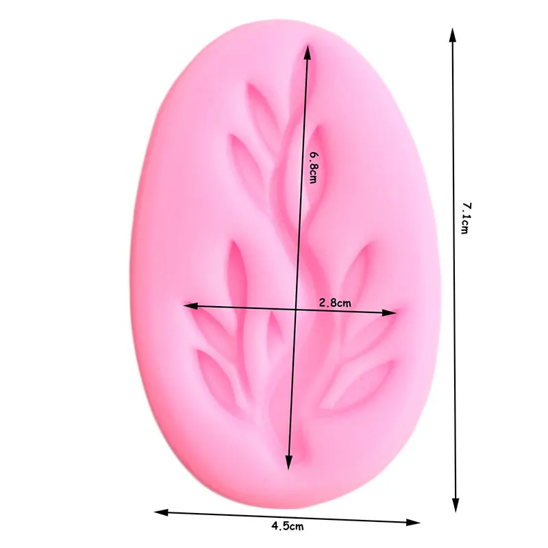 Силиконовые формы для украшения торта в виде листьев|Пресс глины| |