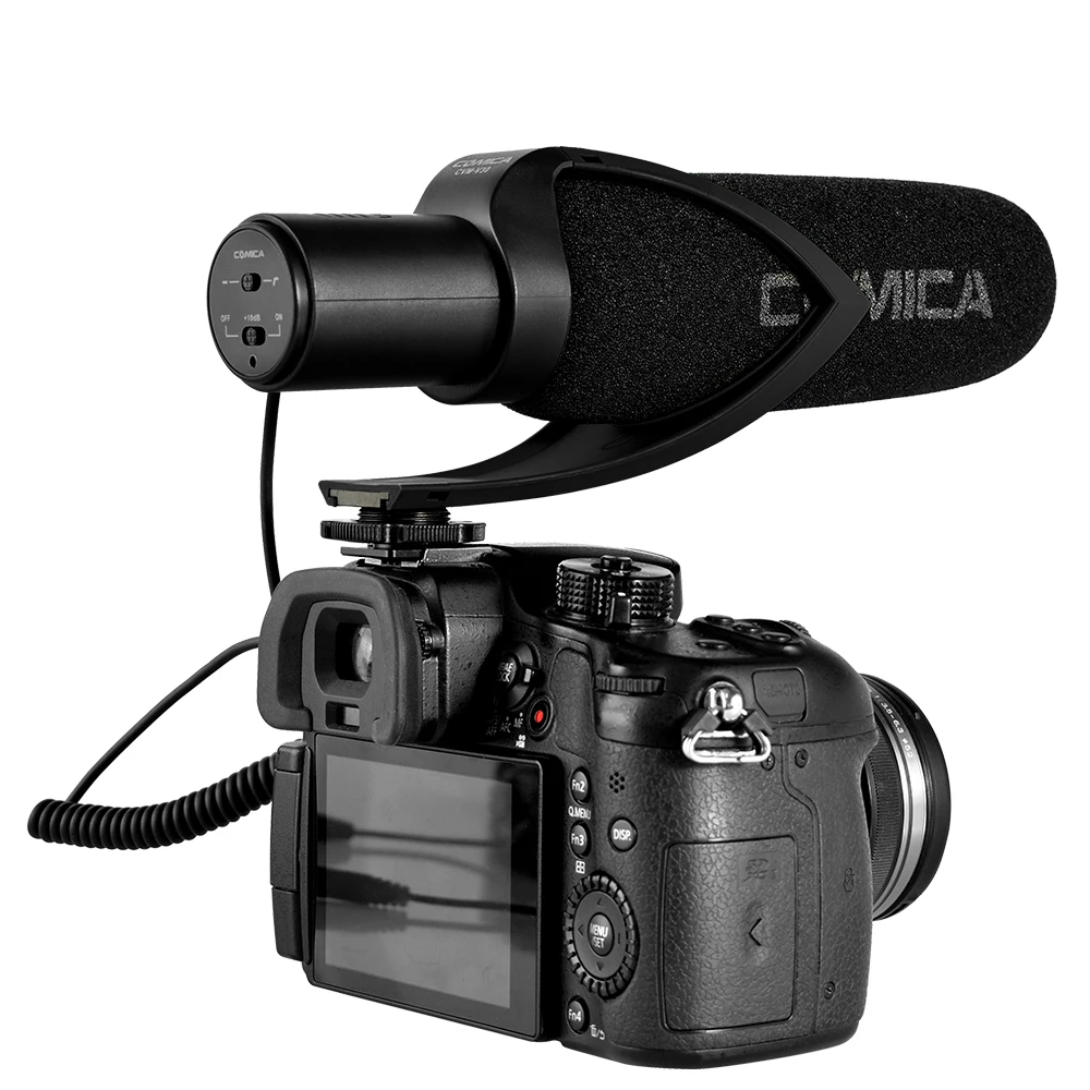 

Микрофон для камеры Comica CVM-V30 PRO, конденсаторный микрофон