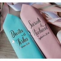 personalized napkins custom servietten stoff servietten hochzeit personalized wedding napkins wedding napkins dessert