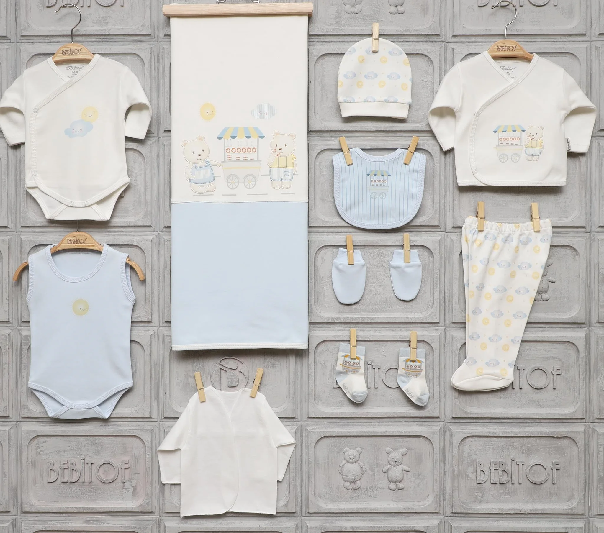 Bebitof Одежда для новорожденных мальчиков, хлопковая базовая одежда, 10 шт., Layette Wellcome, домашний Подарочный комплект для детей 0-3 месяцев от AliExpress RU&CIS NEW