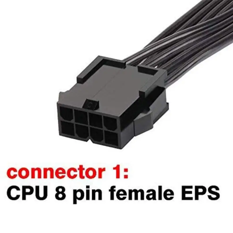 

5/10pcs 20cm 8 Pin Male to Dual 8Pin(6+2) Male PCI-E Video Graphics Card Power Cable GPU Power Extension Cable Cord Splitter